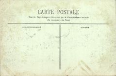 POSTAL Argel de la VENDIMIA el nuevo bulevar de Carnot de la prefectura