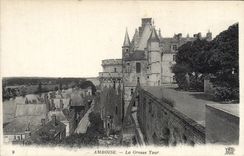 POSTAL Amboise de la VENDIMIA la torre gruesa