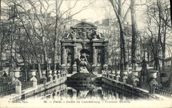 CPA Paris Jardin du Luxembourg Fontaine Medicis