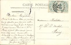 POSTAL Epinal de la VENDIMIA el castillo una esquina de la caminata