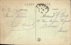 VINTAGE POSTCARD Island D' Yeu Courseau de Risque of Life