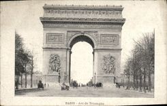 CPA Paris Arc de Triomphe