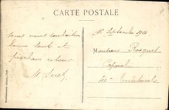 VINTAGE POSTCARD Riom Armorial bearings in the hotel of the family of Amoux