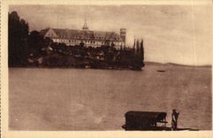 CPA Environs D'Aix Les Bains Lac du Bourget L'abbaye d'Hautecombe