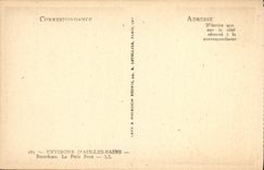 VINTAGE POSTCARD Surroundings Of Aix Les Bains Bourdeau the Small Port