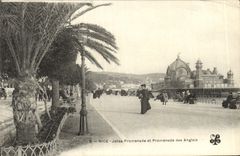 CPA Nice Jetee Promenade et Promenade des Anglais