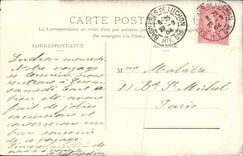 VINTAGE POSTCARD Luchon Cascades of the Heart