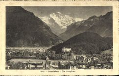 CPA Interlaken Die Jungfrau