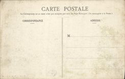 POSTAL de la VENDIMIA Sables d'Olonne en la playa