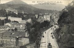 VINTAGE POSTCARD Royat les Bains Seen from of the Viaduct