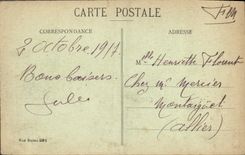 CPA Reims Dans Ses Annees de Bombardements Eglise Saint Andre Vue interieure 