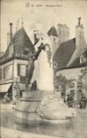 VINTAGE POSTCARD Dijon Piron Monument