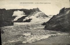 El d Enfer de Puils de la POSTAL de la VENDIMIA Sables d'Olonne tiene alta marea