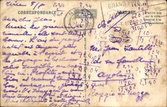 VINTAGE POSTCARD Holy Jean Cape Ferrat and the Point Saint Old people's home