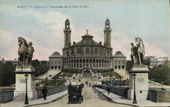 CPA Paris Le Palais du Trocadero Et Le Pont D'Iena