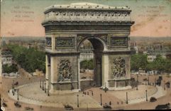 CPA Paris Arc de Triomphe 