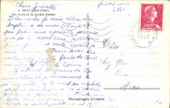 CPA Beauvais La Gare et le Jardin Public