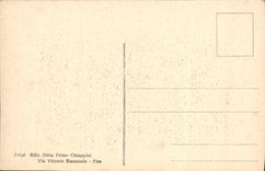 VINTAGE POSTCARD Battistero Rammed