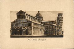 CPA Pisa Duomo Campanile