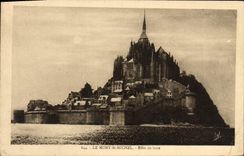 CPA Le Mont St Michel Effet de Lune