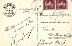 CPA La Meije Vue De L'Eglise Du Chazelet