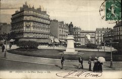 VINTAGE POSTCARD Dijon the Place Darcy