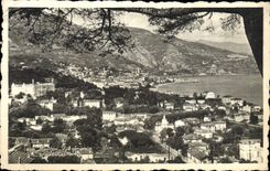 CPA Menton Vue generale prise du Cap Martin 