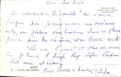 MODERN CARD Reduction Garden of Oudaia Stork