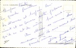 CPM Casablanca Avernue d'Amade