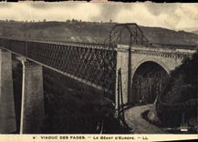 CPA Viaduc Des Fades Le Geant D'Europe