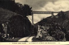 CPA Viaduc Des Fades Le Viaduc Et La Route des Garachons