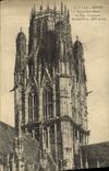 VINTAGE POSTCARD Rouen Church Ouen Saint the Couronnee Tower