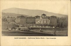 VINTAGE POSTCARD Holy Chamond Institution Sainte Overall picture Marie