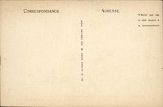 POSTAL Compiegne de la VENDIMIA el castillo el cuarto de ser dormido de Napoleon 1r