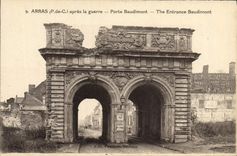 CPA Arras Avant La Guerre Porte Baudimont Militaria