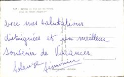 CPM Cannes Vue sur Les Hotels Prise Du Jardin Albert 1er 