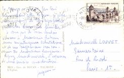 MODERN CARD Env De Royan Talmont the Church