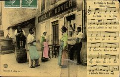 CPA La Vouale La Rouzette Bourree Folklore 