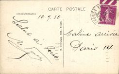 VINTAGE POSTCARD Tours the Bridge Of Pierre On the Loire