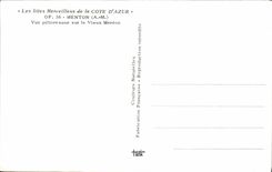 CPM Menton Vue Pittoresque Sur Le Vieux Menton Citron