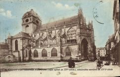 CPA Alencon La Cathedrale notre Dame