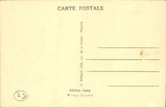 VINTAGE POSTCARD Environs D' Audierne Points Strong current the Hell De Plogoff