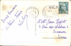 VINTAGE POSTCARD Vichy On the Edges Of Allier