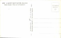 CPM Le Mont Saint Michel Cote Ouest Vue Sur Le Couesnon