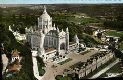CPM Lisieux Vue Generale Aerienne De La Basilqiue