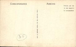 POSTAL Dinard de la VENDIMIA el punto del torno