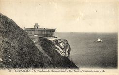 CPA Saint Malo Le Tombeau De Chateaubriand