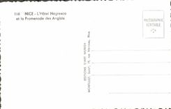 MODERN CARD Nice the Negresco Hotel And the Walk Of the English