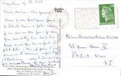 MODERN CARD Sites Picturesque Of Roouebrune Village Street Of the Feudal Castle