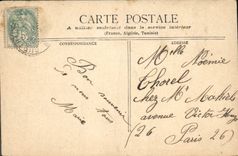 VINTAGE POSTCARD Monte Carlo Gaming room